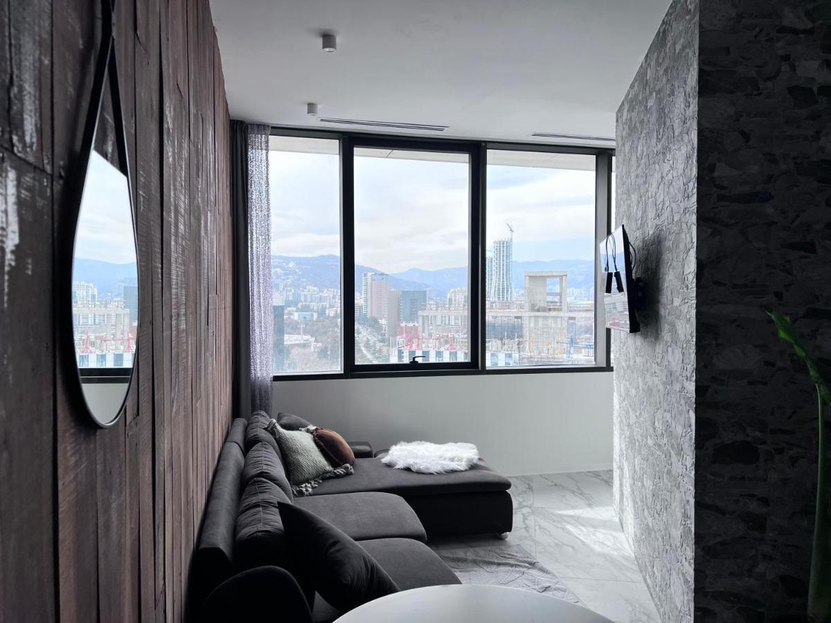 Apartment In Axis Towers, Tbilisi Business Center Eksteriør billede