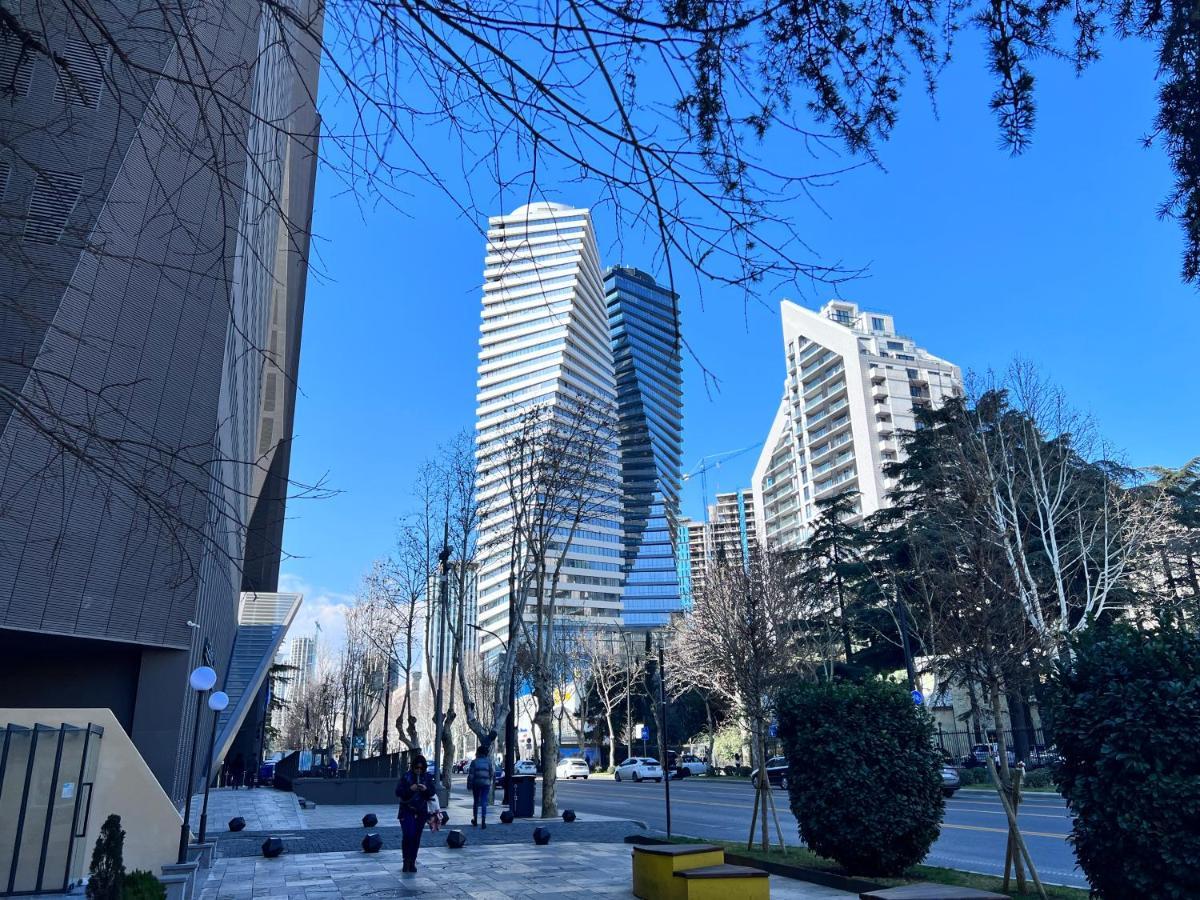 Apartment In Axis Towers, Tbilisi Business Center Eksteriør billede